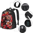thumbnail image 4 of Helluva Boss Backpack,3d Print Laptop Backpack Lightweight Casual Daypack Bookbag 16.5 In, 4 of 8