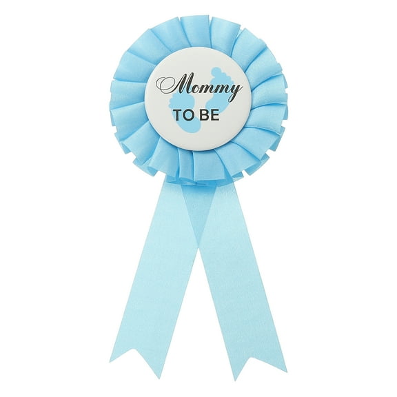 Uxcell Daddy to Be & Mom to Be Tinplate Badge Pin, 1Pcs Gender Reveal Button Pins, Blue
