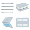 thumbnail image 5 of Compatible with MacBook Air 13 inch Case 2025 2024 2023 2022 Release M4 A3240 M3 A3113 M2 A2681, Protective Plastic Hard Shell Cover Compatible with MacBook Air 13.6 inch Case, Baby Blue, 5 of 13