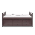 thumbnail image 6 of Storkcraft Marco Island Full Captain’s Bed with Twin Trundle, Espresso, 6 of 9