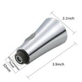 thumbnail image 4 of Kitchen Faucet Spray Head Replacement - G1/2 Standard Connection, 2-Function (Stream & Spray) with Check Valve, Polished Chrome Finish, ABS Construction, Hand-Held Design, Anti-Drip, Easy, 4 of 6