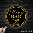 thumbnail image 3 of Handmadetneonsign Open Bar Metal Wall Art Light, Bar Metal Sign Wall Decor, Bar Club Home Metal Decor, 3 of 5
