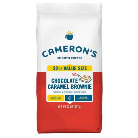 Cameron's Coffee 32 oz Chocolate Caramel Brownie Ground Coffe