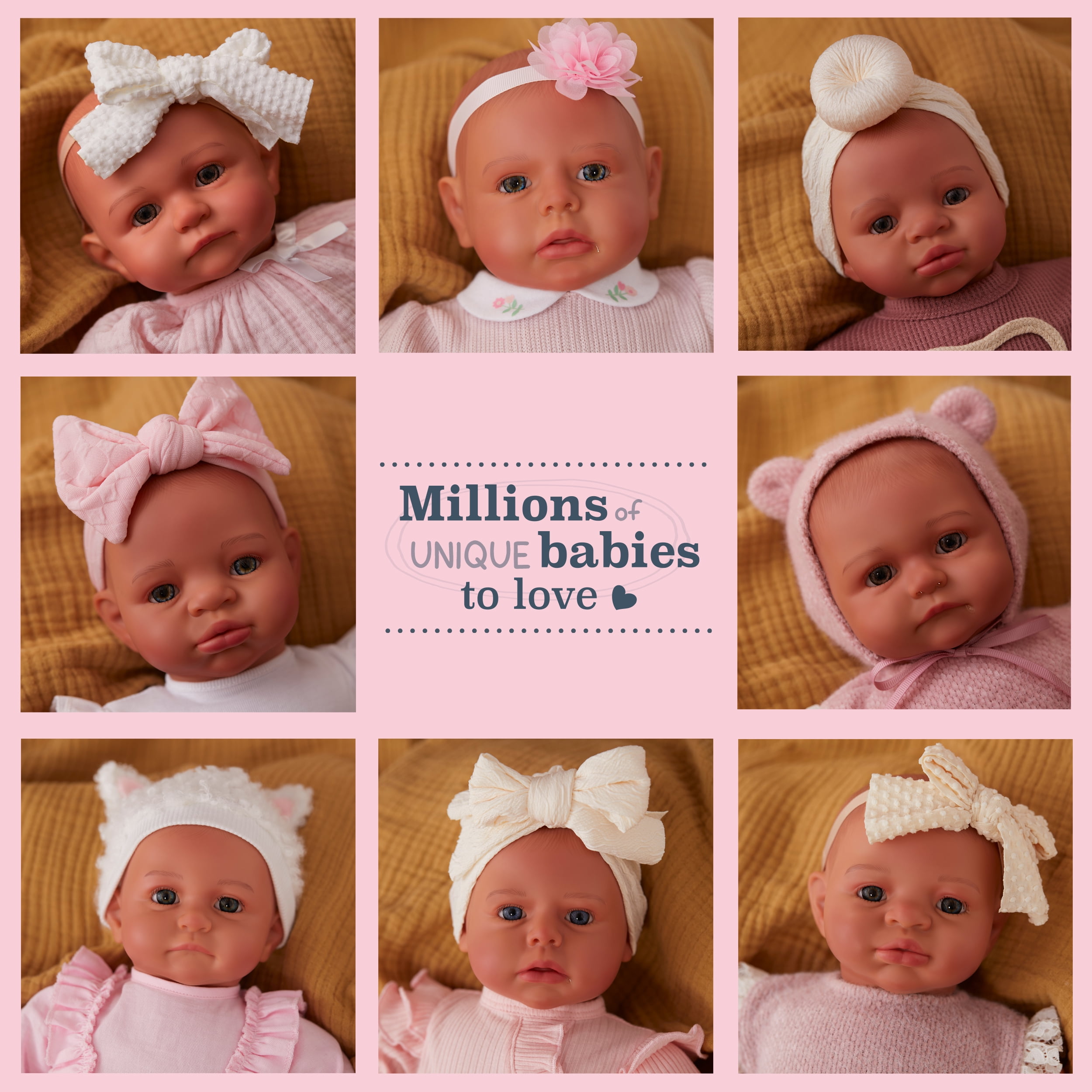 BABY born Real Hand-Painted, Realistic Reborn Baby Doll Girl - Medium, Open Eyes, Ages 3+