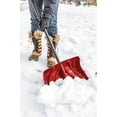 thumbnail image 5 of Suncast 18 in. Snow Shovel and Pusher with Steel Core Handle, Red, 5 of 6