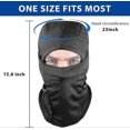 thumbnail image 4 of Ski Mask For Men Women Balaclava Face Mask Breathable Uv Protection Football, 4 of 5