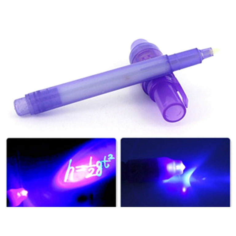 Wholesale Ultra Violet Invisible Highlighter Pen With Invisible Ink  Individual Blister Card Pack In For Black Light Pens From Water2018, $0.45