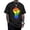 Black, variant on Yopmin Gay Pride T Shirt Rainbow Fist Men Crewneck Short Sleeve Oversized T Shirts Trendy Clothes Daily Wear