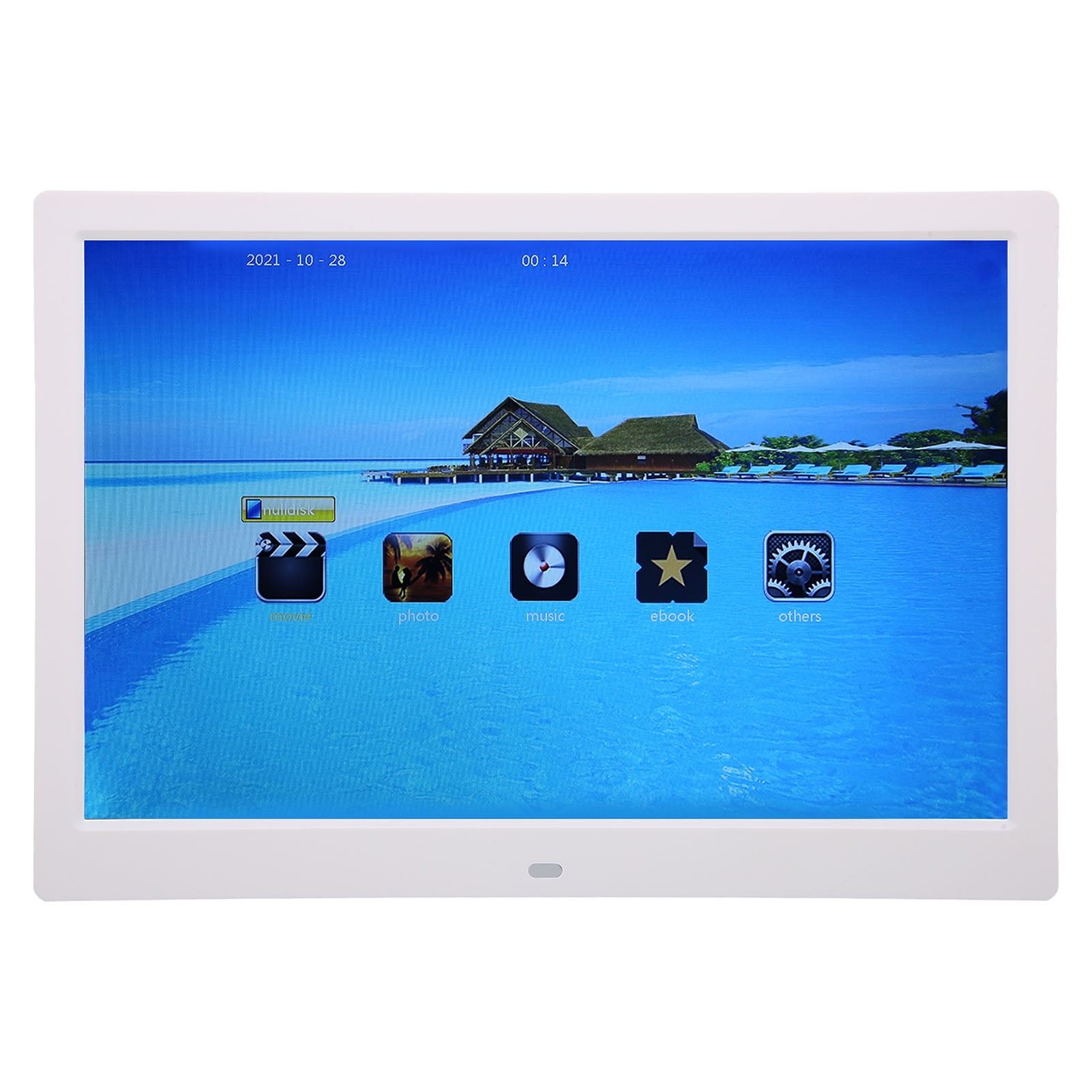 Digital Photo Frame, 110240V 13 Inch Electronic Picture Album With