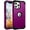 Purple, variant on for iPhone 13 Mini Case, Slim Dual Layer 3 in 1 Heavy Duty Protection Hybrid Hard PC Soft Silicone Rugged Bumper Anti Slip Full-Body Protective Cases for iPhone 13 Mini, Darkblue