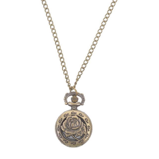 MasteelfCA Pocket Watch Mechanical Steampunk Fob Watch Rose Patten Jewelry Hand wind Pocket Watch With Chain For Men