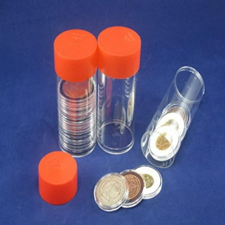 - 1 Airtite Coin Holder Storage Container & 10 Direct Fit A-26 Air-Tite Coin Holder Capsules for Small Dollars