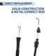 thumbnail image 3 of Cable de pestillo de puerta Unique Bargains Número de liberación de pestillo de puerta 6Q4837085A para VW Polo 2002-2010 Frontal, 3 of 6