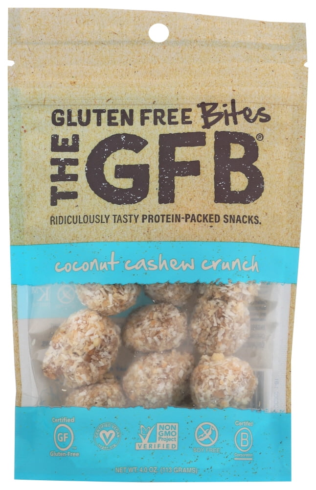 Photo 1 of The GFB- Gluten Free Protein Bites Coconut Cashew Crunch, 4oz. Snack Bites, Certified Non-GMO BEST BY 9/2021 2PK 