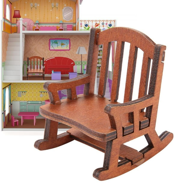 Tebru Dollhouse Rocking Chair, Dollhouse Furniture, 112 Dollhouse