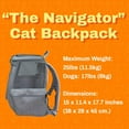 thumbnail image 5 of "The Navigator" Cat Backpack, 5 of 12