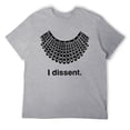 thumbnail image 3 of Charlylifestyle Unisex Ruth Bader Ginsburg I Dissent Rbg Collar Short Sleeve T-shirt for Men and Women, 3 of 6