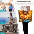 thumbnail image 4 of Yiaed Deep Yellow Colorful Sunflower Print Handbag for Women Tote Purse Shoulder Bag Large Fashion Hobo Purse Handbag Shopping Tote, 4 of 5