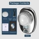 thumbnail image 2 of Guardurnaity Afeitadoras rápidas y suaves para hombres y mujeres Afeitadora de precisión y garantizada para hombres y mujeres Comodidad masajeadores Plata brillante, 2 of 6