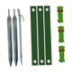 thumbnail image 2 of Kit de estacas para árboles de alta resistencia Estacas y soportes para árboles Accesorios de jardín Resistente al viento Estaca plateada, 2 of 9