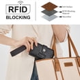 thumbnail image 6 of Wrangler Womens Wallet Small Rfid Blocking Wristlet Wallets Cute Bifold Ladies Wallet with Zipper Pocket, Black, 6 of 6