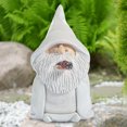 thumbnail image 4 of Estatua Del Mago Goblin Estatua Resina Artesanía Enano Paisaje Regalo especial para amigo (Sin gesto, 4 of 5