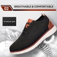 thumbnail image 5 of Steel Toe Shoes for Men Safety Shoes for Men Casual Dress Work Sneakers Lightweight Steel Toe Work Sneakers Comfortable Safety Tennis Oxfords, 5 of 6