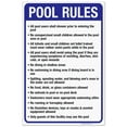 thumbnail image 1 of Maine Pool Rules Sign, Complies With State Of Maine Pool Safety Code, 24x36 Corrugated Plastic, 1 of 7