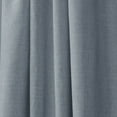 thumbnail image 2 of Nicole Miller Faux Linen Slub Textured Hidden Tab/Rod Pocket Top Light Filtering Curtain Panel Pair, 54"x96", Chambray Blue, 2 of 8