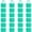 Teal, variant on 24 Pack: Reusable Tote Bag by Make Market