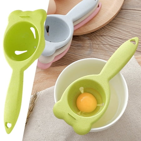 

Dyfzdhu 3PCS Egg Separator Yolk White Filter Food Grade Divider Stainless Steel Sieve Kitchen Gadget Cooking Tool Extractor