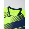 thumbnail image 5 of Kvysinly Kids Boys Sport Tracksuit Football Uniform Quick Dry Active T-shirts with Shorts Training Fluorescent Green M, 5 of 8