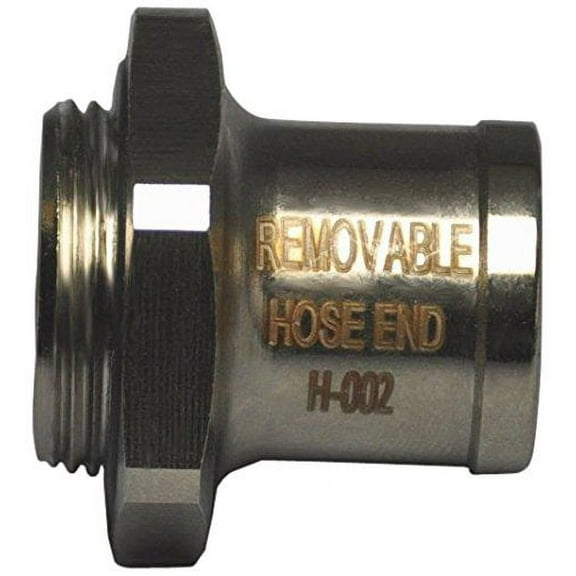 EZ (H-002) Silver Large Hose End