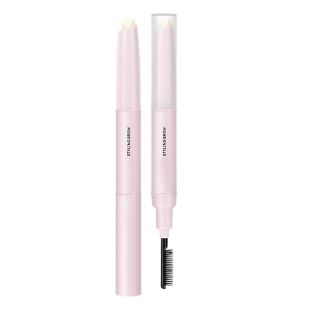 Cera para peinar cejas de doble cabeza, crema para peinar cejas, jabón para cejas, cepillo de cera, maquillaje, gel para cejas para cejas naturales, bálsamo de maquillaje para cejas plumosas 3D,