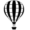thumbnail image 1 of Iron Art Hot Air Balloon Wall Hanging Metal Minimalist Modern Abstract Wall Decor, 1 of 4