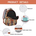 thumbnail image 4 of Paisley Gift Backpack for Work & School - Trendy Waterproof Bookbag, Durable College Laptop Backpack for Women & Men, Stylish Paisley Print Design, 4 of 6