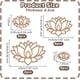 thumbnail image 2 of 24 anillos de madera para atrapasueños de loto en 4 tamaños. Aros de madera para atrapasueños de loto. Anillos de macramé de loto. Aros de madera para manualidades., 2 of 9