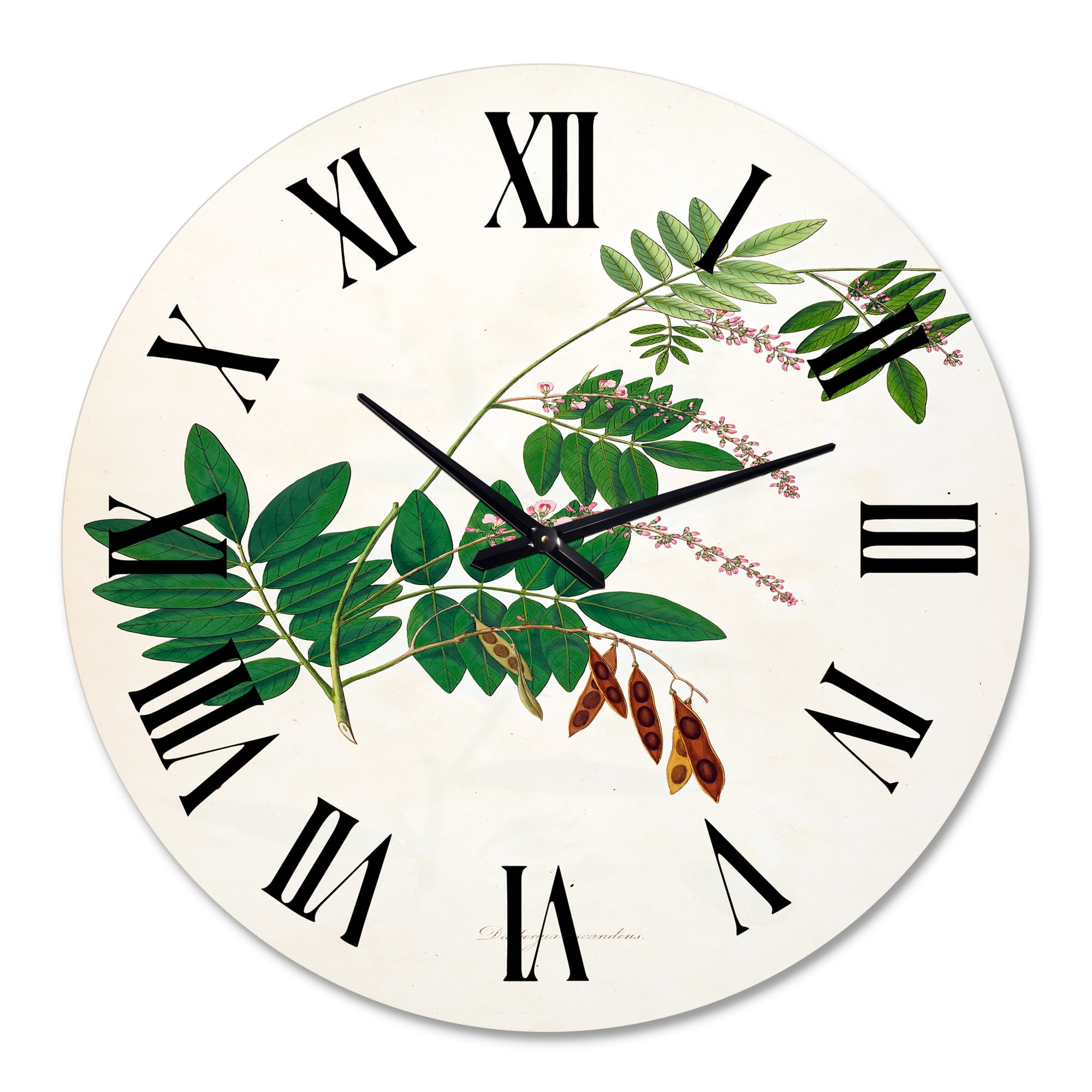 Designart 1 in Quartz Farmhouse Wall Clock