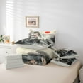 thumbnail image 6 of Homewish Vintage Landscape Painting 7-Piece Bedding Comforter Set,Modern Aesthetic King Bedding Sets,Gray Orange Bed Sheets For Men Women,Microfiber Bedroom Decor Reversible, 6 of 8