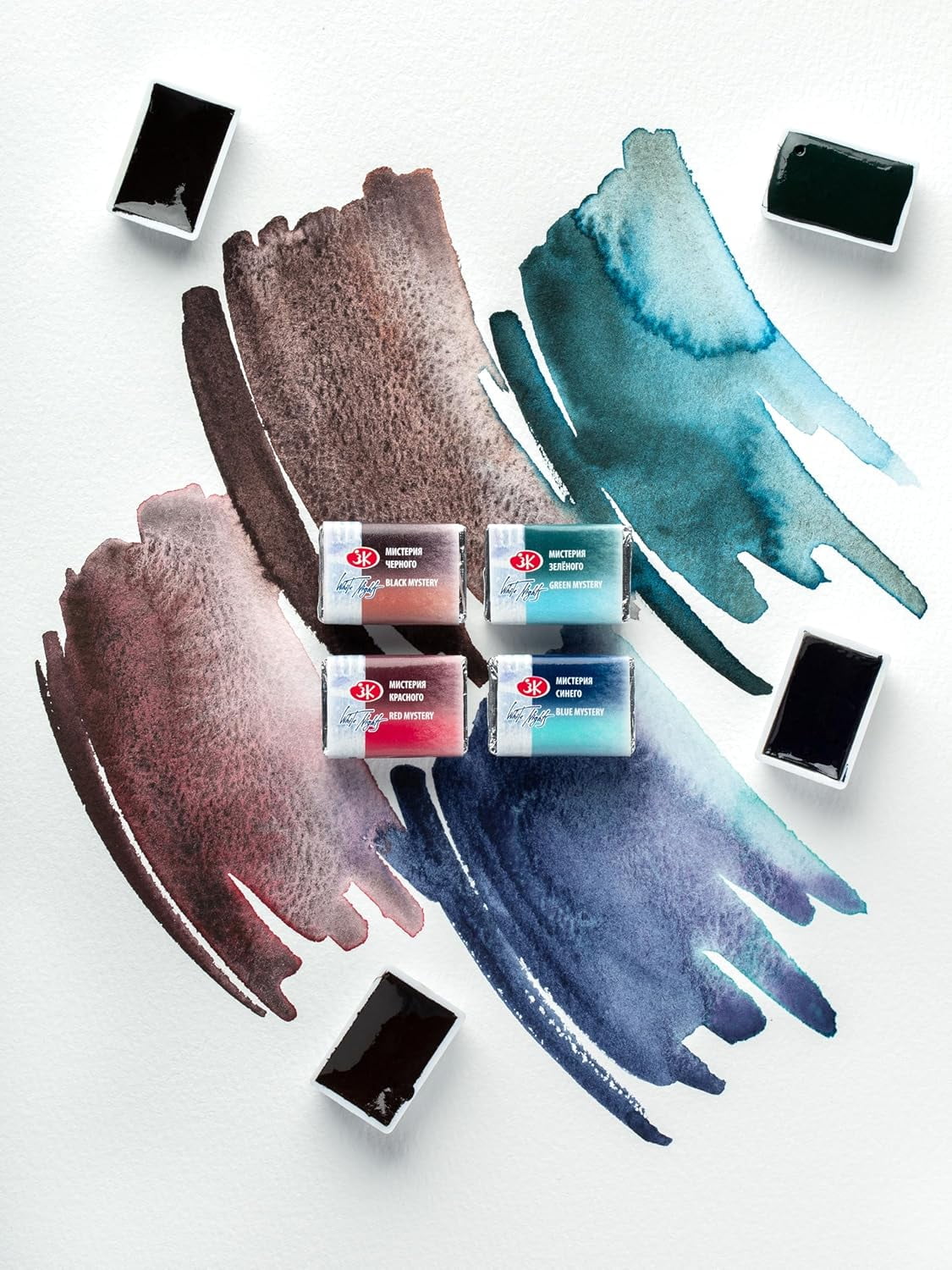 White Nights extra-fine artist's watercolor 12color 2025 collection sedimentation color paper box