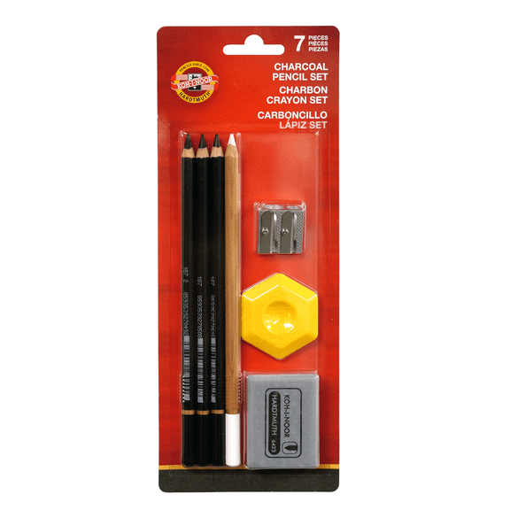 Koh-I-Noor® Gioconda 7-Piece Charcoal Pencil Set