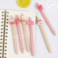 thumbnail image 4 of 6pcs Adorable Rabbit Girl Gel Pens with 0.5mm Black Refill - Perfect for Writing!, 4 of 5
