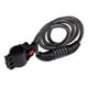 thumbnail image 2 of Bicicleta de Combinación Digital Bloqueo de Seguridad Cable Enroscado Sunnimix Cerradura de cable de bici, 2 of 8