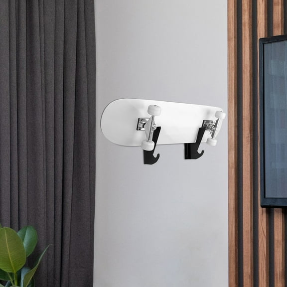 WHAMVOX 1 Set Wall Mount Skateboard Bracket Acrylic Hanger Holder for Skateboard Sturdy Skateboard Hanger Skateboard Wall-mounted Hanger Skateboard Rack