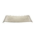thumbnail image 3 of Decorative Tray with Hammered Diamond Pattern, Set of 2, Multicolor- Saltoro Sherpi, 3 of 5