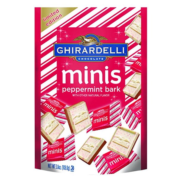 Ghirardelli Minis Peppermint Bark, 3.8 Oz