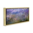 thumbnail image 4 of Stupell Industries Classic Monet Pond Lilies Landscape & Nature Painting Gold Floater Framed Canvas Art Print Wall Art, 31 x 14, 4 of 10