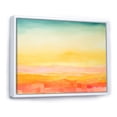 thumbnail image 2 of Designart "Striking Coastal Sunset Vista I" Sunrisesunset Floater Framed Canvas Art Print, 2 of 5