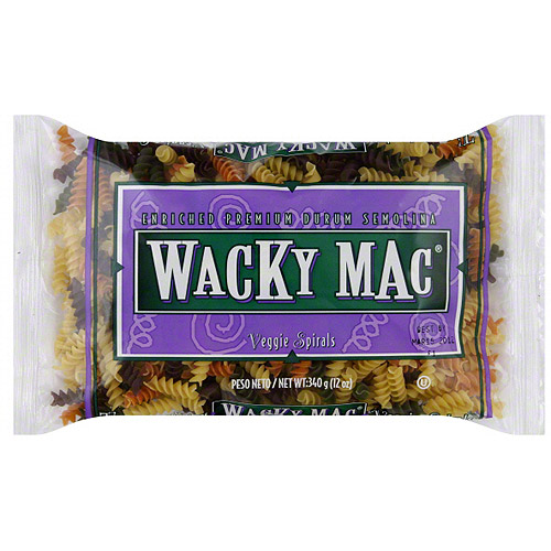 Wacky Mac Veggie Spirals, 12 oz (Pack of 12)