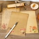 thumbnail image 4 of 8 hojas de papel kraft vintage tamaño A5, carta de agradecimiento, carta de amor romántica, nuevas, 4 of 4